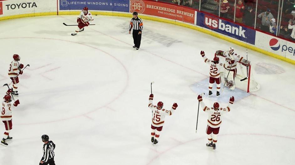 Denver swept Air Force this past weekend. 